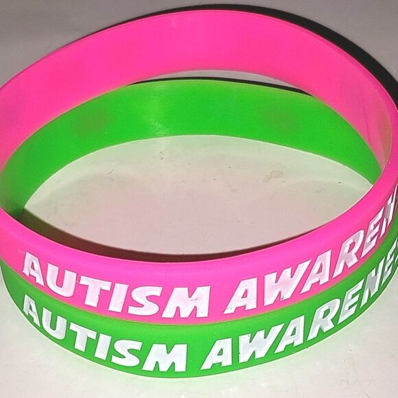 Puzzle Piece Autism Awareness Bracelets 2 pack set - Picture 4 of 6
